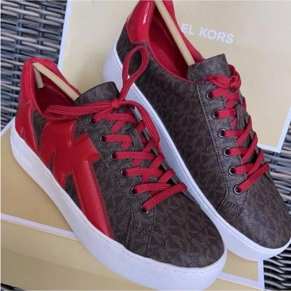 Michael Kors Poppy Lace Up MK Sig Small WMNS - Picture 8 of 16